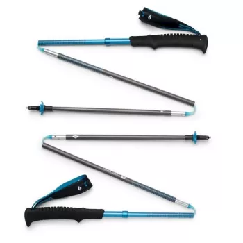 DIAMOND Juoda DISTANCE CARBON LAZDAI ŽYGIAMS, 125CM - DYKUMOS DANGUS