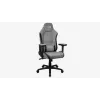 Aerocool Crown AeroSuede universali žaidimų kėdė su paminkštinta sėdyne, akmens pilka