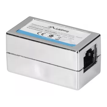 „Lanberg“ AD-RJ45-RJ45-OS6 kabelio lyties adapteris RJ-45, sidabrinis