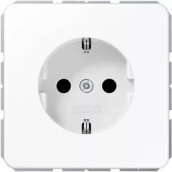 Jung Schuko 16A 250V lizdas, modelis CD1520NWW — įleidžiamas elektros lizdas