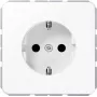 Jung Schuko 16A 250V lizdas, modelis CD1520NWW — įleidžiamas elektros lizdas