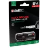USB atmintukas Emtec B120 Click Secure 64GB USB