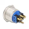 Mygtukinis skydelis DeLOCK 20987 Sidabrinis 230V 3A