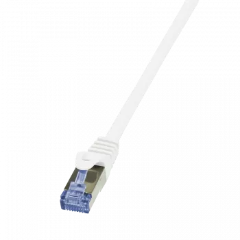 Tinklo kabelis LogiLink PrimeLine Cat.7 RJ-45 S/FTP 0,5 m baltas