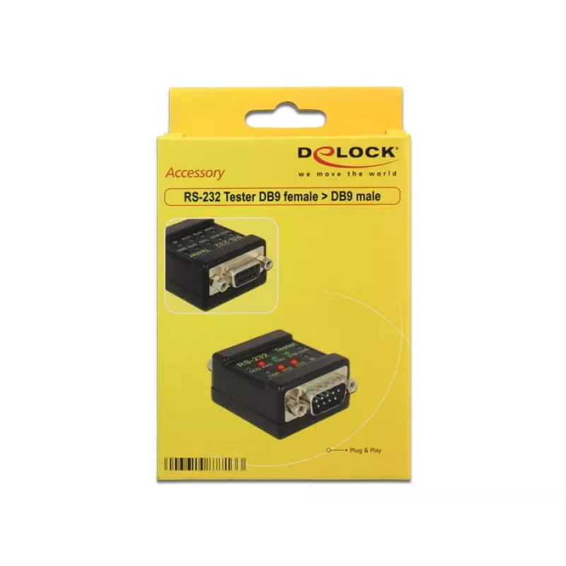 Jungtis DeLOCK 2xDB9 87713 Juoda
