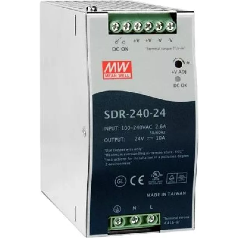 Įtampos transformatorius MEAN WELL SDR-240-24