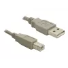 USB laidas DeLOCK 82216 USB 2.0 3m USB A USB B Pilka