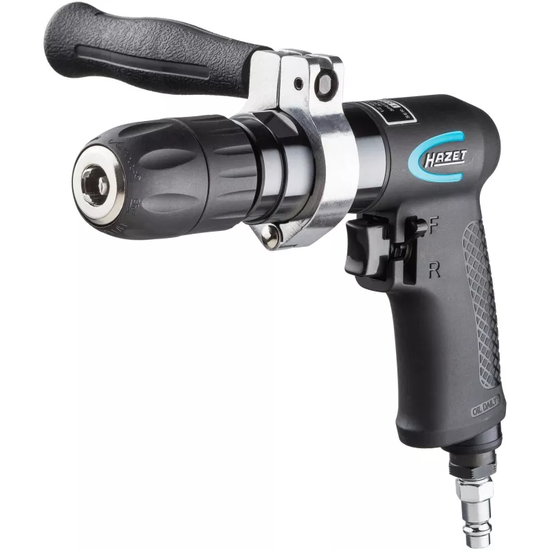 Pneumatinis grąžtas 9030P-1 (juodas, begriovelinė griebtuvo sistema 1–13 mm)