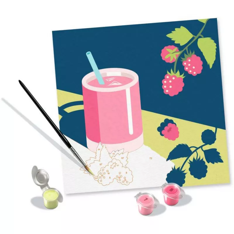 Ravensburger CreArt piešimo rinkinys — Mocktail Raspberry (25562) meno rinkinys