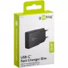 Goobay USB-C™ PD GaN plonas greitasis įkroviklis (30 W) juodas