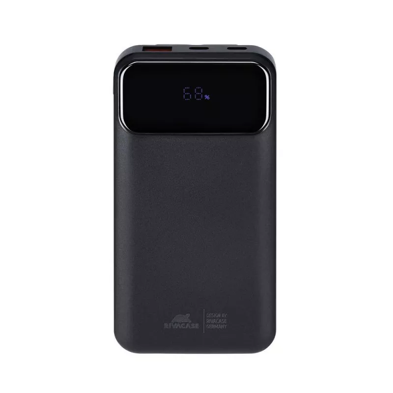 Išorinė baterija USB 10000MAH/VA2211 juoda Rivacase