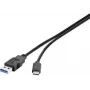 Renkforce RF-3241264 USB laidas 0,15 m USB 3.2 Gen 1 (3.1 Gen 1) USB A USB C Juoda (RF-3241264)