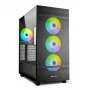 PC korpusas Sharkoon REBEL C50 RGB Full Tower juodas