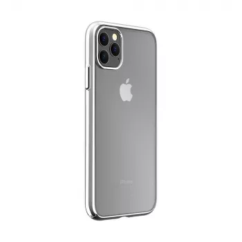 Apsauginis kietas dėklas Devia Glimmer serijos, skirtas iPhone 11 Pro Max, sidabrinis, PC