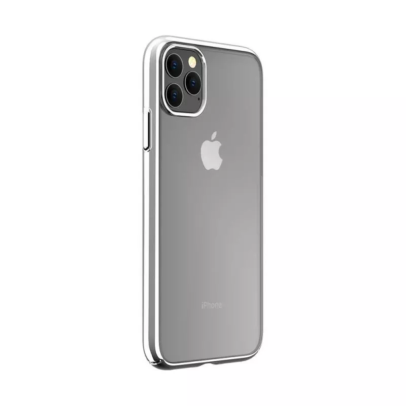 Apsauginis kietas dėklas Devia Glimmer serijos, skirtas iPhone 11 Pro Max, sidabrinis, PC