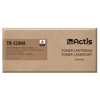 Actis TB-3280A toneris (pakaitalas Brother TN3280; Standard; 8000 puslapių; juodas)