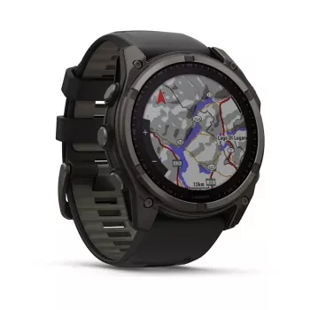 Garmin fenix 8 3,56 cm (1,4) 51 mm Skaitmeninis 280 x 280 pikselių Liečiamas ekranas Titanas Wi-Fi GPS (palydovas)