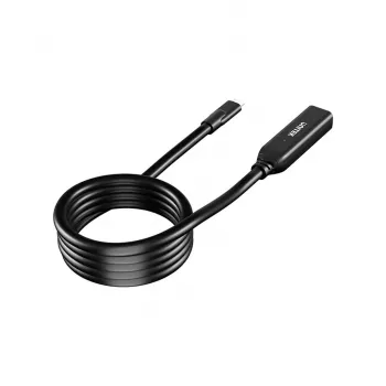Prailginimo laidas Unitek U1335ABK01 USB-C patinas į patelę, 10 Gbps, 5 m, juodas