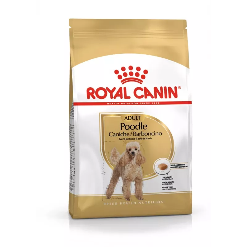 Sausas šunų maistas Royal Canin Poodle Adult 1,5 kg — Vištiena, 30 % baltymų, 19 % riebalų