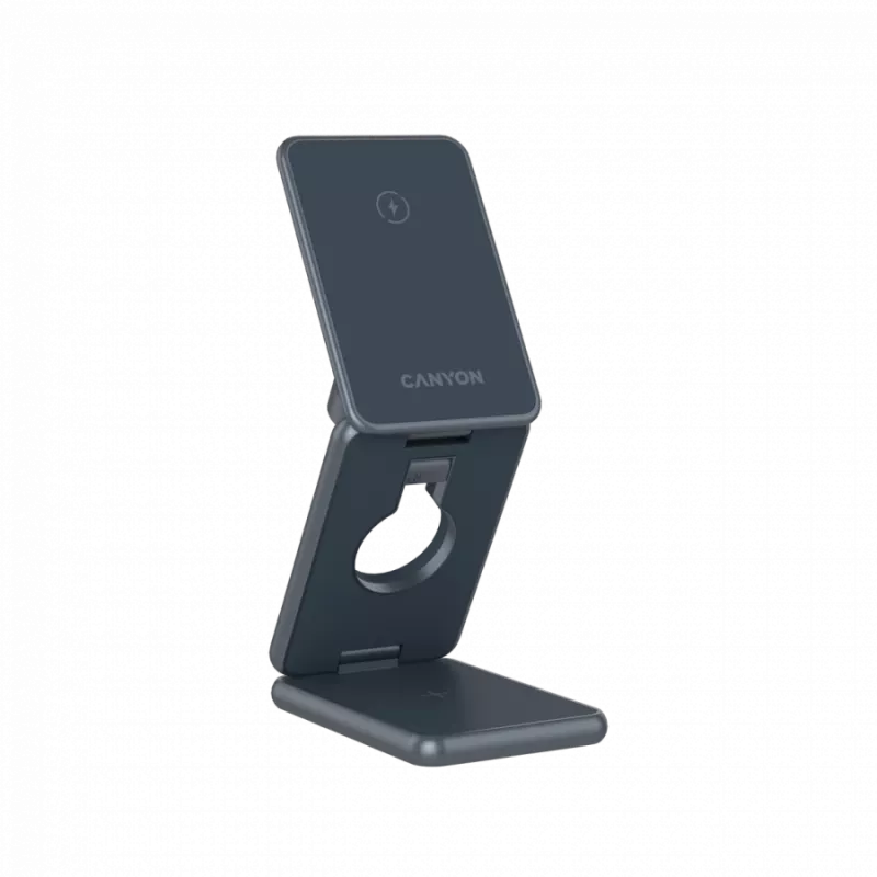CANYON Sulankstomas belaidis įkroviklis OnCharge 309 15W 3in1 Metal