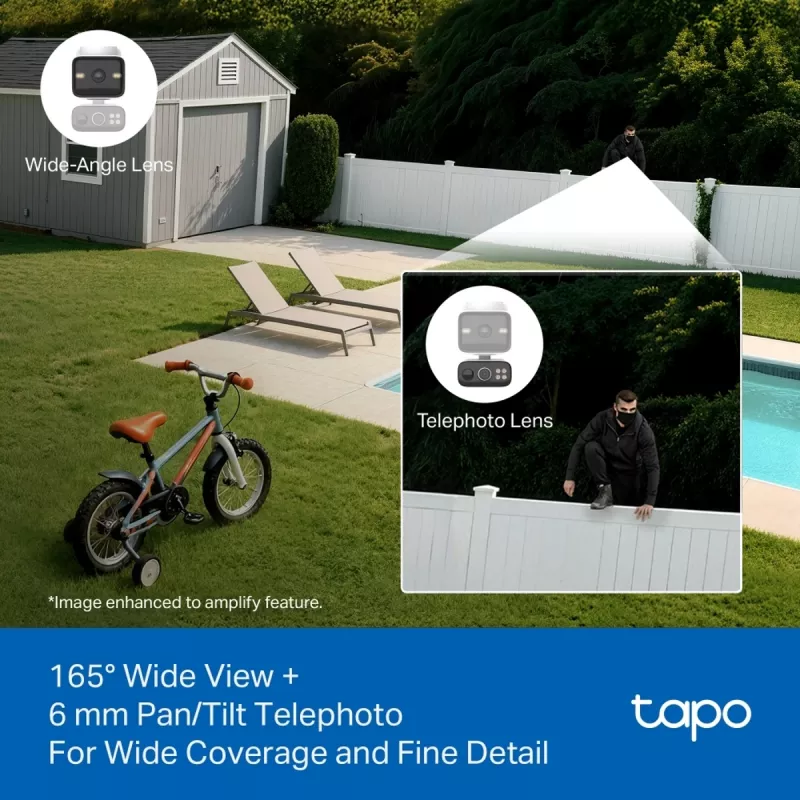 TP-Link Tapo C645D KIT, saulės energija varoma besielė PTZ kamera, 3 MP
