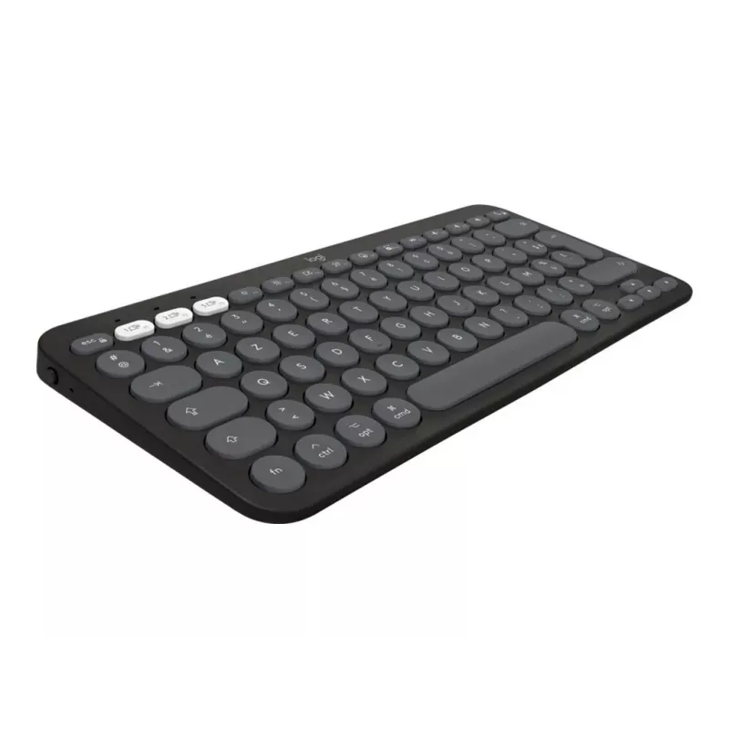 Logitech Pebble 2 Combo for Mac belaidė klaviatūra pelė QWERTZ vokiška grafitas