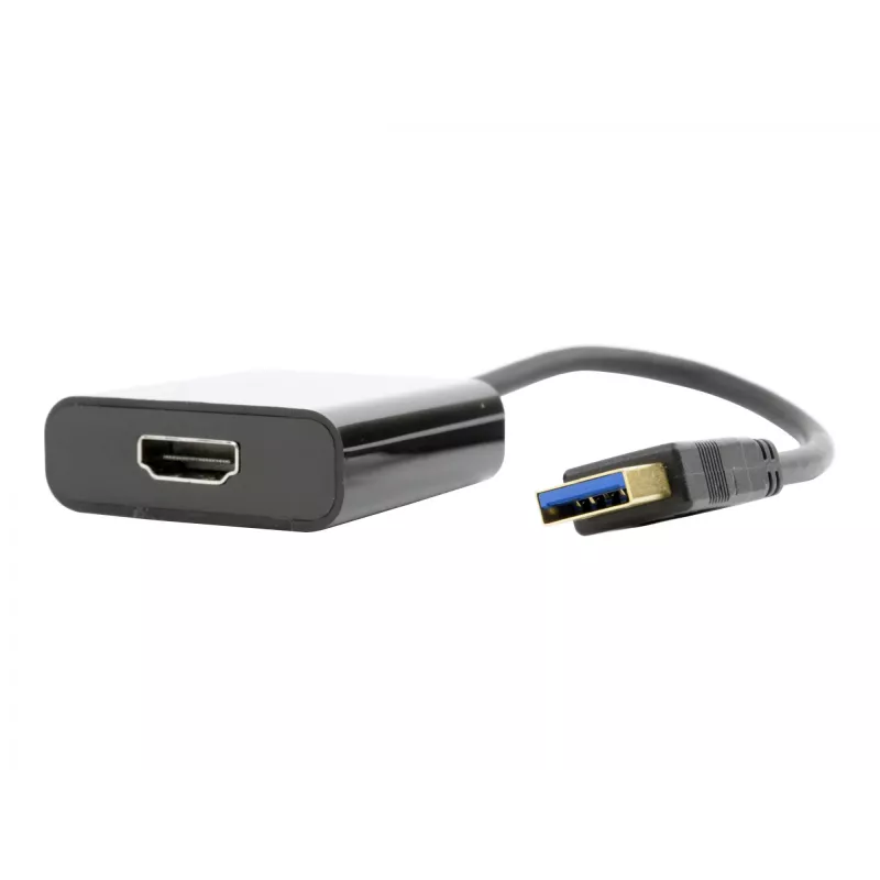 USB grafikos adapteris GEMBIRD A-USB3-HDMI-02, HDMI išvestis, iki 1920x1080, juodas, 36 g