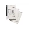 Durable 1456-02 ženkliukų įdėklai 60x90 mm balti