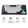 Mechaninė klaviatūra Keychron Q1 Max 75% su Banana jungikliais, anglies juoda