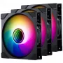 Korpuso ventiliatoriai PHANTEKS M25G2-140 D-RGB Reverse Blade 140mm 3-pack juodi