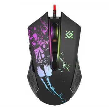 Žaidimų optinė laidinė pelė DEFENDER GM-933 SIN'SISTER 7200dpi 6P RGB