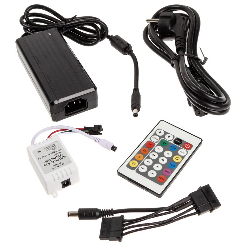 LED šviesos juostelė Lamptron FlexLight Multi programuojama RGB LED su infraraudonųjų spindulių nuotolinio valdymo pulteliu, 8,5 m