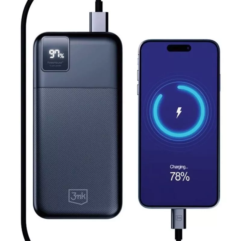 Nešiojama baterija 3MK PowerHouse 20 000 mAh