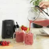 Blender Glass Jug Petra PT5531MBLKVDE Juoda