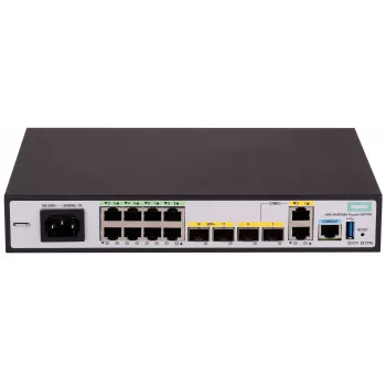 Hewlett Packard Enterprise HPE FlexNetwork MSR958X - maršrutizatorius 8 prievadų komutatorius - 1GbE - WAN prievadai: 6 - Wi-Fi - montuojamas stelaže (S0P11A)