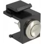 Laido jungtis Keystone DeLOCK 86402 LED Juoda Nerūdijantis plienas