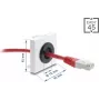 Kabelių įvada DELOCK Easy 91072, apvali stalo kabelių anga, 16 mm skersmuo