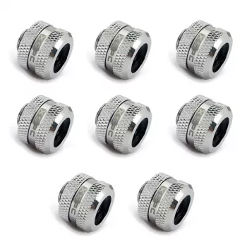 XSPC jungtis G1/4–14 mm kietavam vamzdeliui, chromuota – 8 vnt.