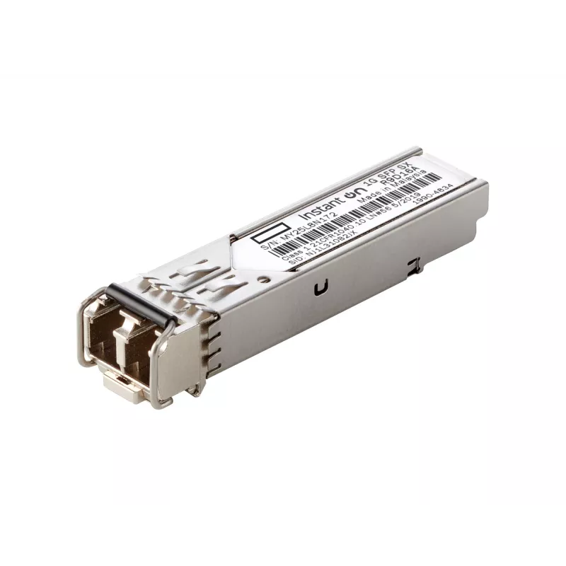 HPE Networking Instant on 1G SFP LC SX siųstuvas-imtuvas, skirtas jungtims iki 500 metrų (R9D16A)