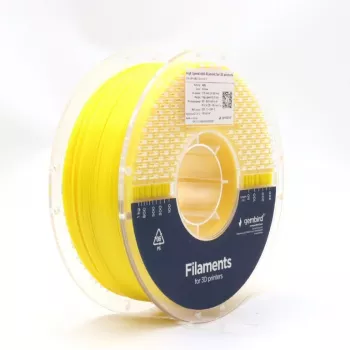 Gembird ABS 3D spausdinimo gija, 1,75 mm, geltona, 1 kg