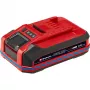 Įkraunamas akumuliatorius EINHELL Power X-Change Plus 18V 4,0 Ah — atsparus vandeniui, apsauga nuo trumpojo jungimo