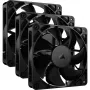 Ventiliatorius Corsair RS120 12 cm juodas 420-2100 RPM 3 vnt.