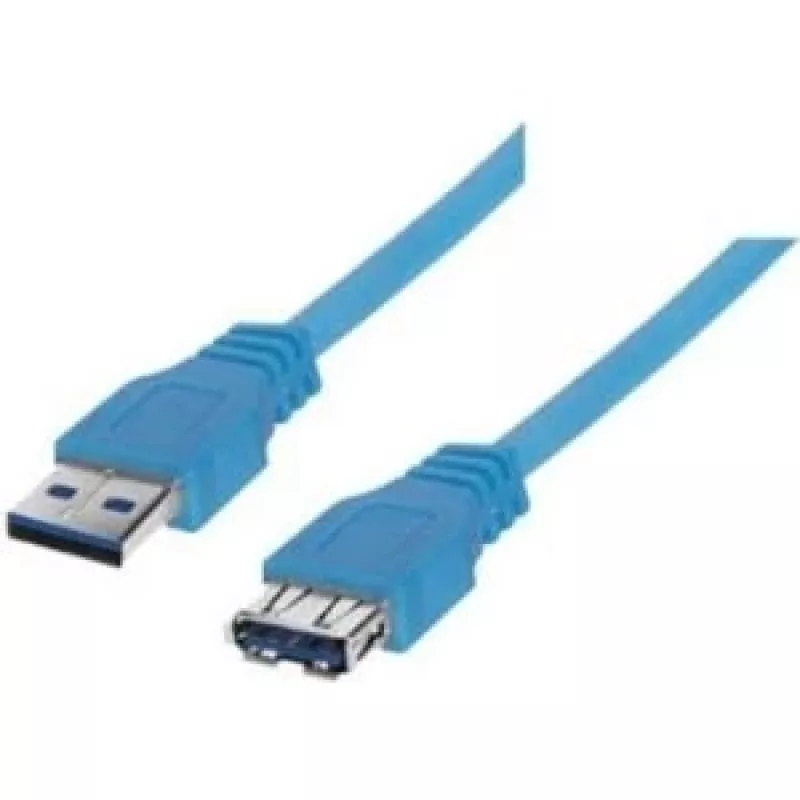 USB kabelis ShiverPeaks 1,8 m USB 3.2 Gen 1 USB A mėlynas