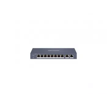 Hikvision DS-3E1310HP-EI 8 prievadų Fast Ethernet išmanusis POE jungiklis