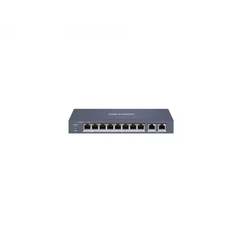 Hikvision DS-3E1310HP-EI 8 prievadų Fast Ethernet išmanusis POE jungiklis