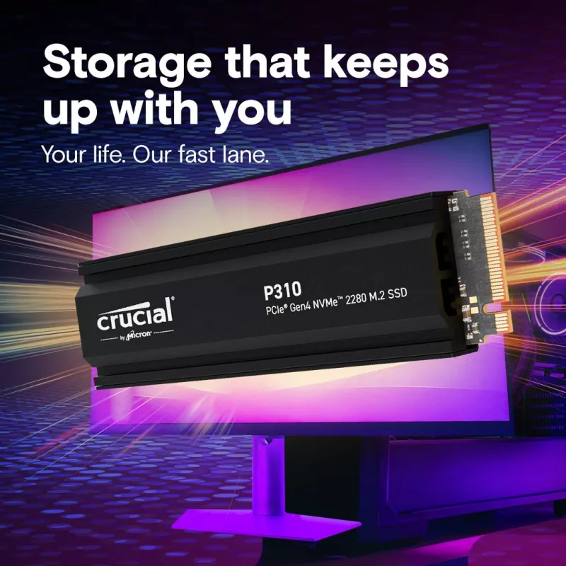 SSD diskas Crucial 1 TB M.2 PCI Express 4.0 NVMe P310
