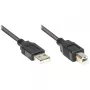 GoodConnections USB 2.0 A > B (ST-ST) 1,8m adapterio kabelis juodas (2510-2OFS)
