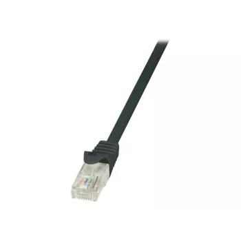 Tinklo kabelis LogiLink 2m RJ45 Cat5e U/UTP juodas