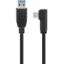 Microconnect USB3.1CA1A USB laidas USB 3.2 Gen 1 (3.1 Gen 1) 1 m USB A USB C Juoda