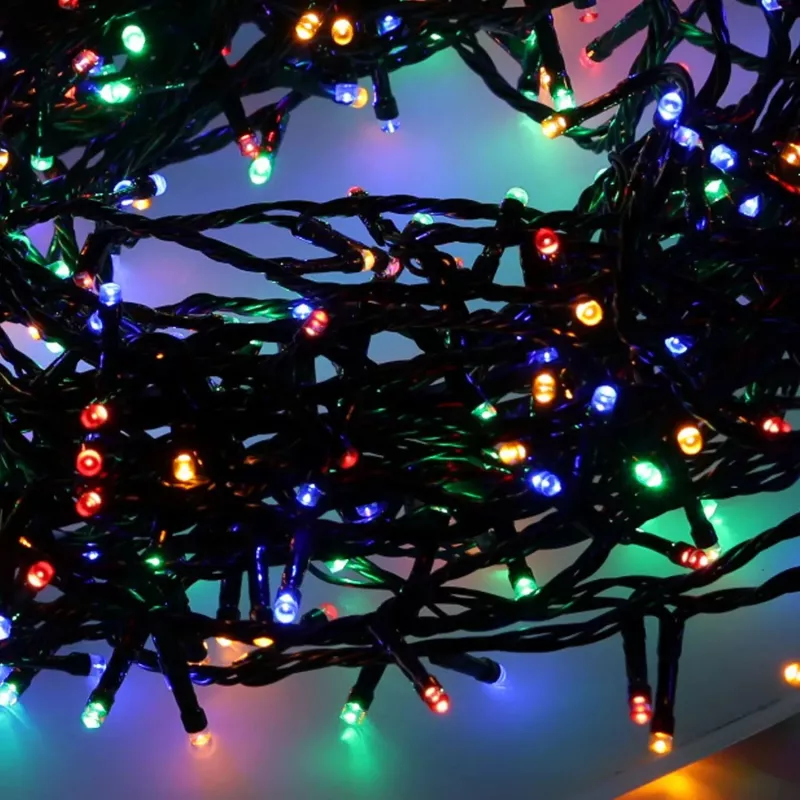 LED girliandos Extralink 500 LED įvairiaspalvės, 25 m, vidaus/lauko, modelis EX.73318